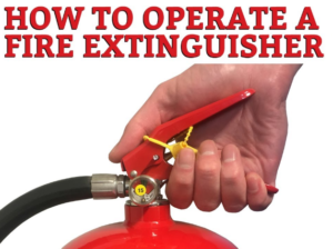 How To Operate A Fire Extinguisher